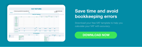 VAT return template download